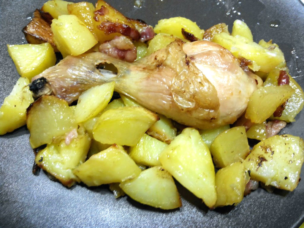 Pollo con le patate